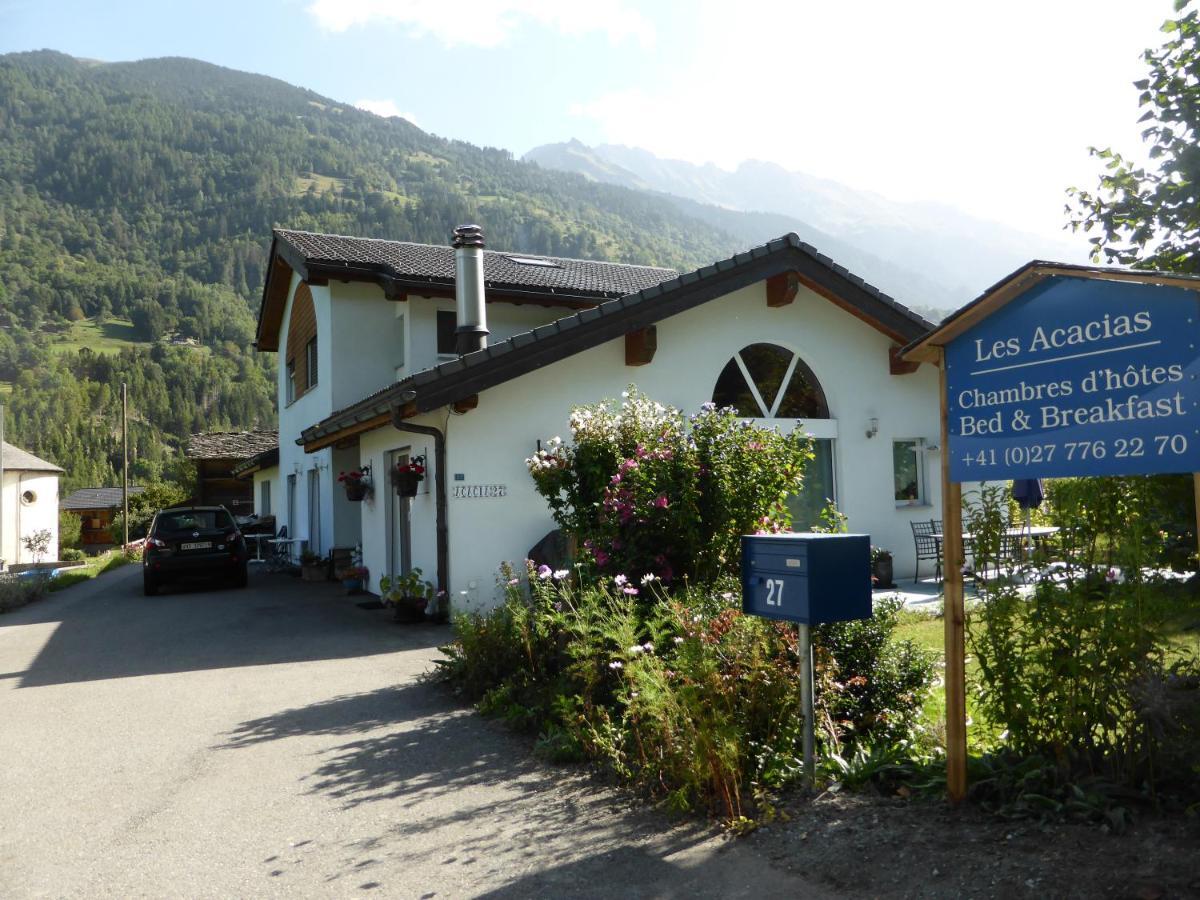 B&B Les Acacias Le Châble Buitenkant foto